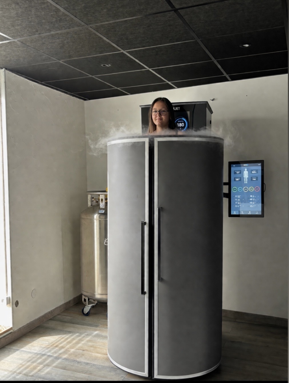 Cabine de cryothérapie corps entier
